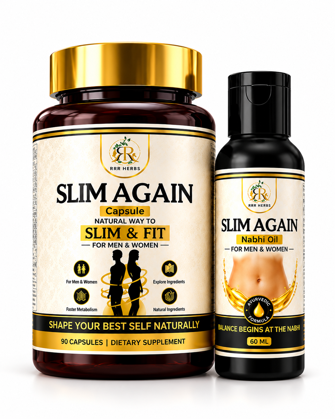 RRR Herbs Slim Again Power Combo pack